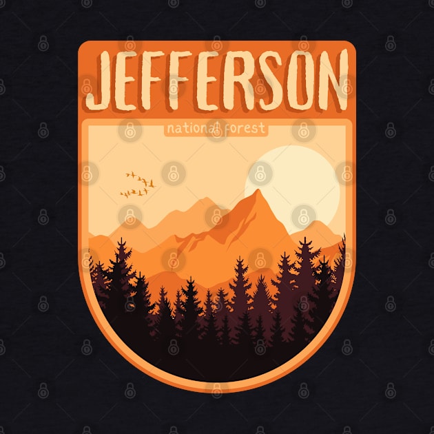 Jefferson National Forest by Souls.Print